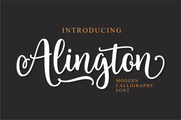 Alington Calligraphy Typeface