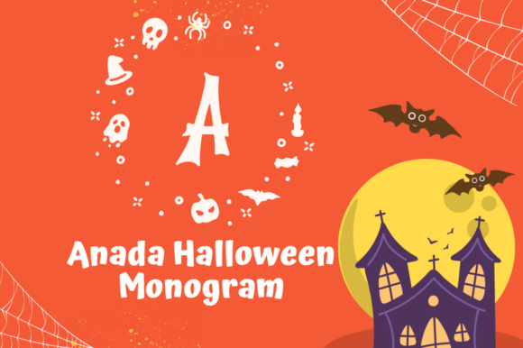 Anada Halloween Monogram Font