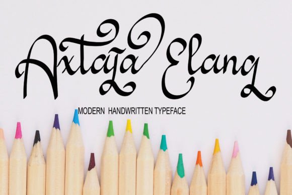 Axtaja Elang: A Modern and Stylish Script Font for Design Projects