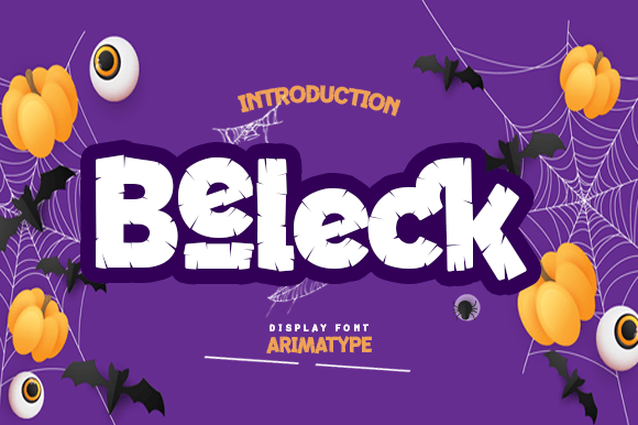 Beleck: A Whimsical and Spooky Font for Halloween and Horror-Themed Designs