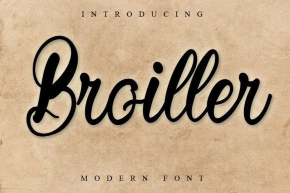 Broiller Font: A Versatile Tool for Modern Design and Branding