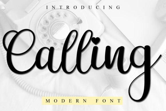 Calling Font: A Handwritten Style with Elegance and Versatility