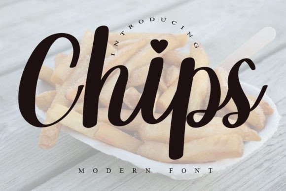 Chips Font: A Fresh and Beautiful Choice for Your Design Projects