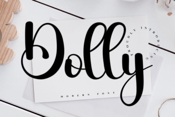 Dolly Font Elegance in Everyday Design