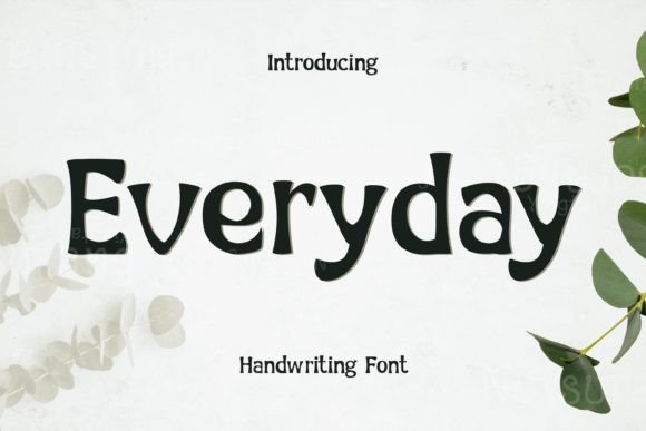 Everyday Font for Creative Projects