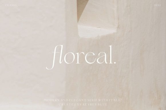 Floreal: A Font That Elevates Design with Elegance and Modernity