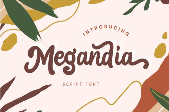 Megandia: A Modern Calligraphy Font for Creative and Professional Expression