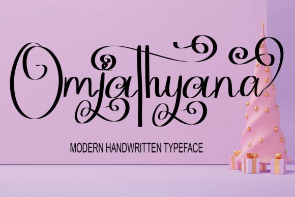 Omjathyana: A Handwritten Font with Timeless Elegance and Practical Versatility