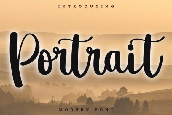 Portrait Font: A Versatile Design Asset for Modern Creativity