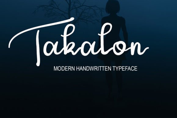 Takalon Font: A Handwritten Style for Modern Design Needs
