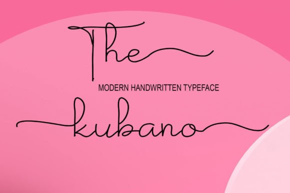 The Kubano: A Fun and Quirky Handwritten Font for Creative Expression