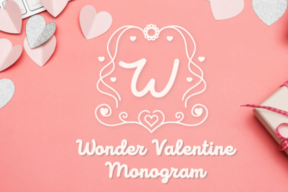 Wonder Valentine Monogram: A Versatile Font for Creative Projects